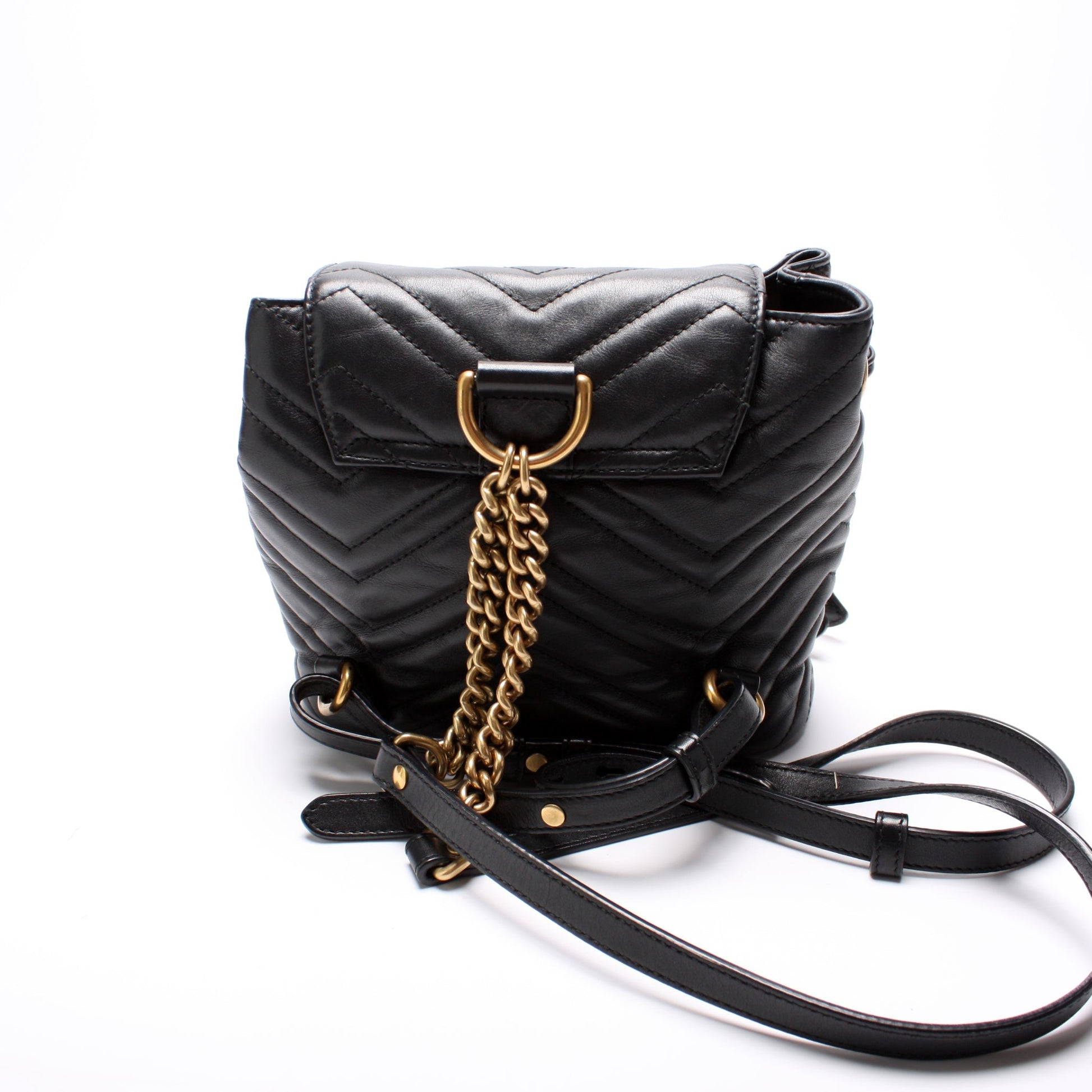 Gucci 528129 Marmont Mini Backpack Leather Bag