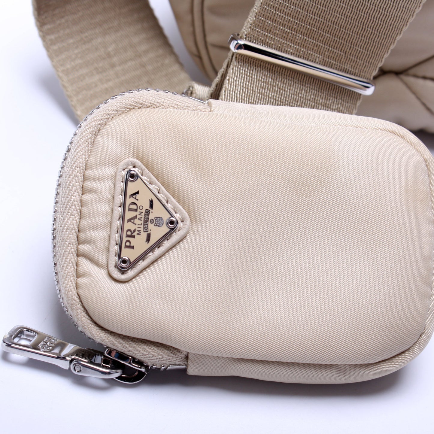 Prada 1BC151 Re-Nylon Padded Hobo Bag