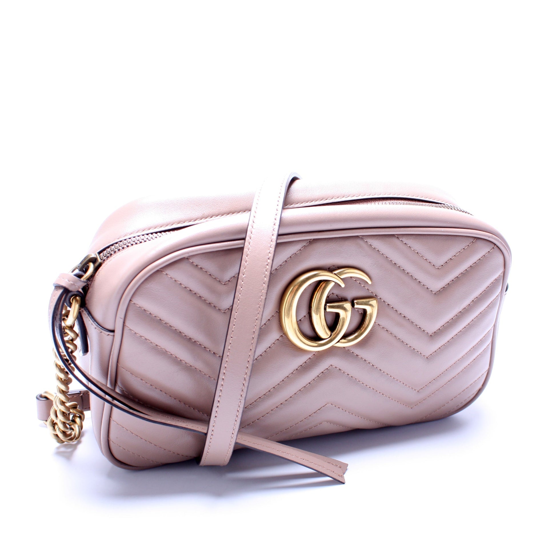 Gucci 447632 Marmont Small Leather Camera Bag