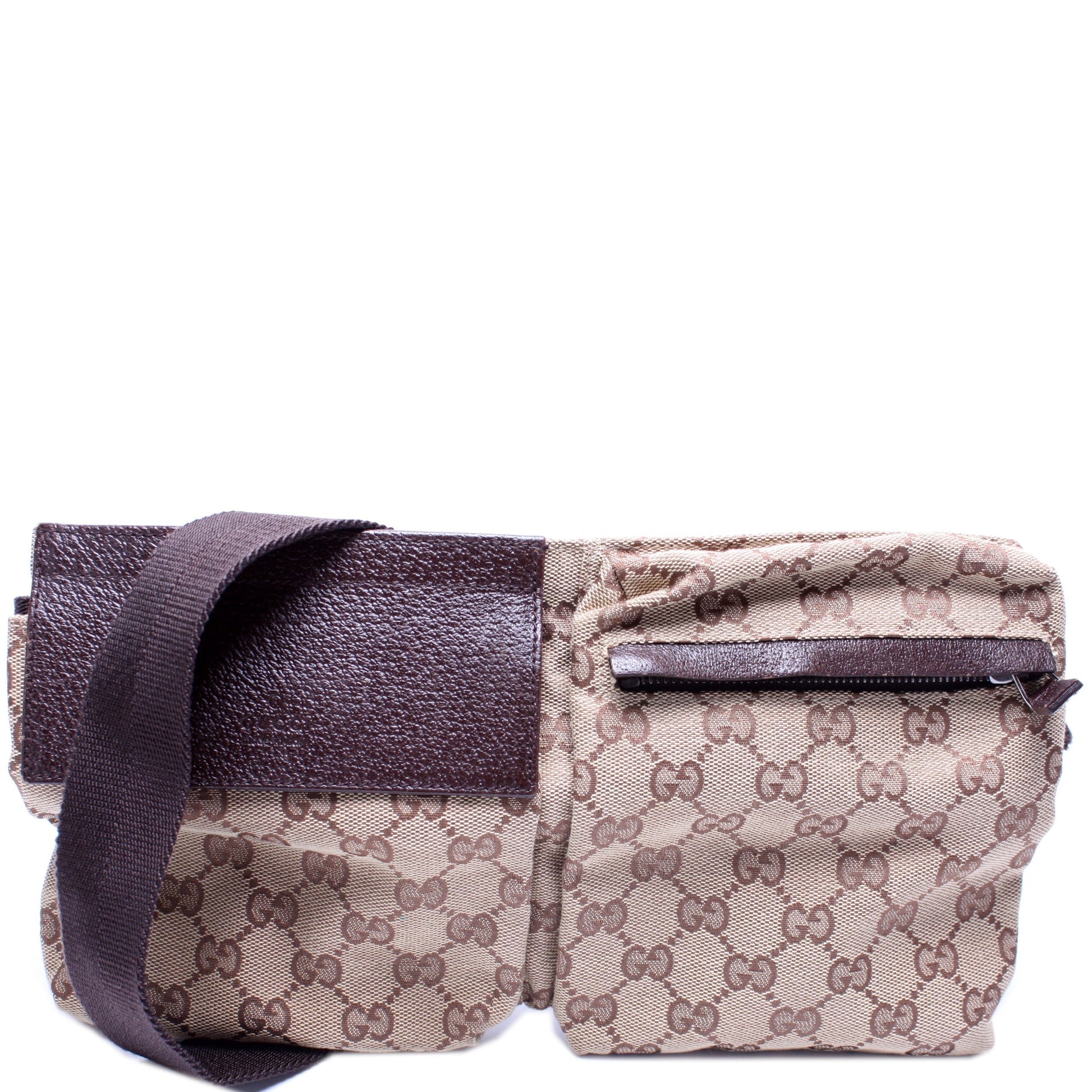 Gucci 28566 GG Canvas Waist Bag
