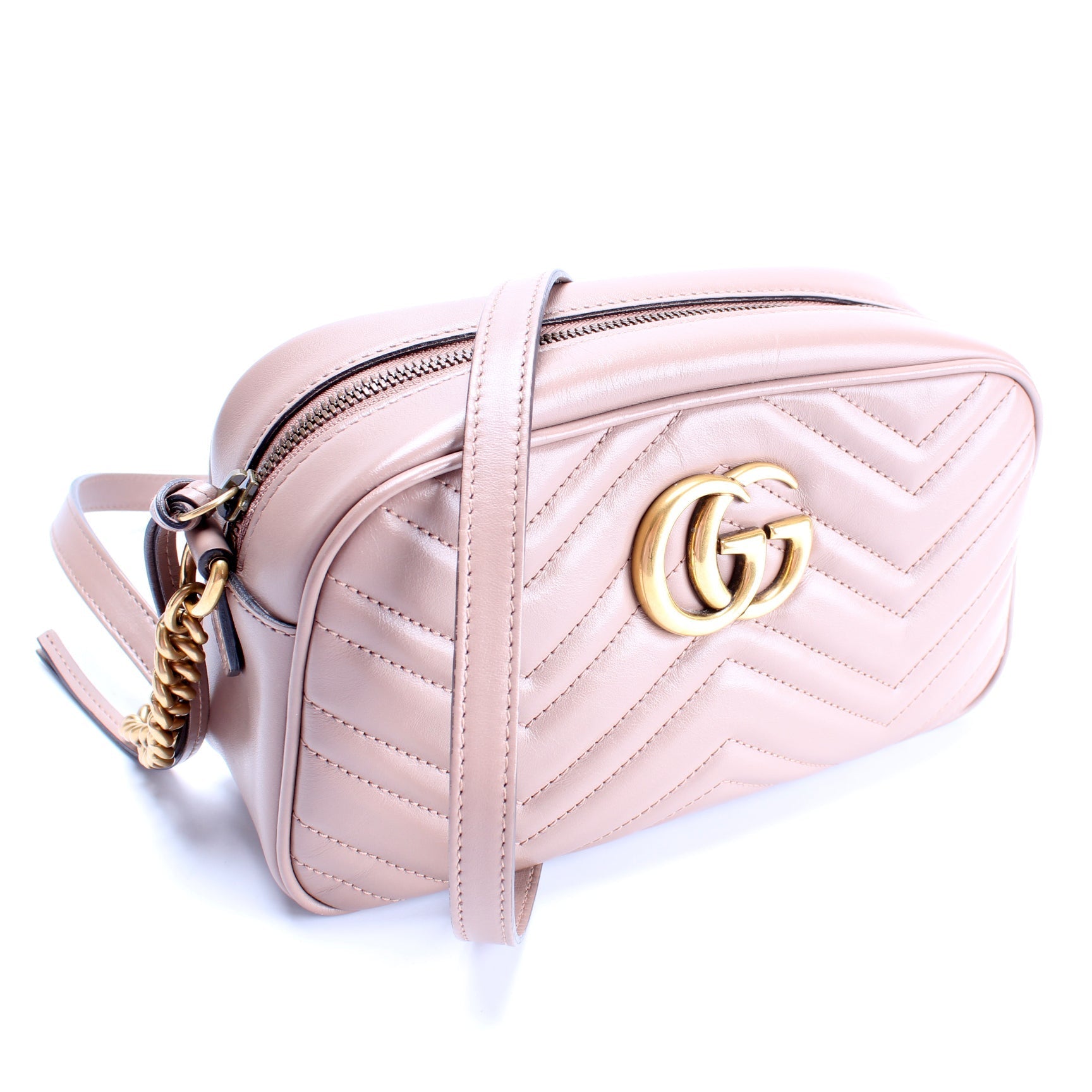 Gucci 447632 Marmont Small Leather Camera Bag
