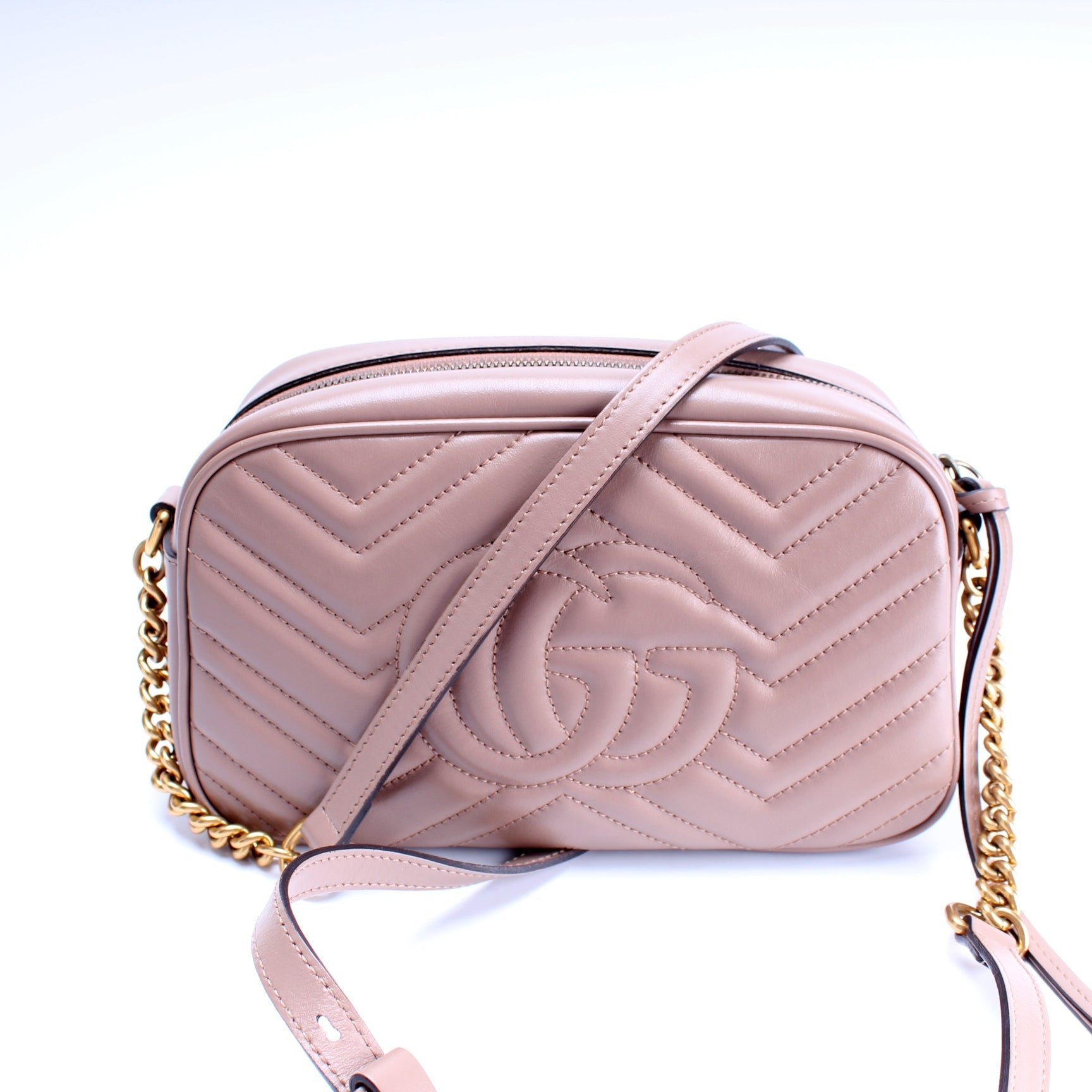 Gucci 447632 Marmont Small Leather Camera Bag
