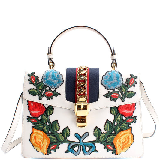 Gucci 431665 Sylvie Top Handle Medium Bag