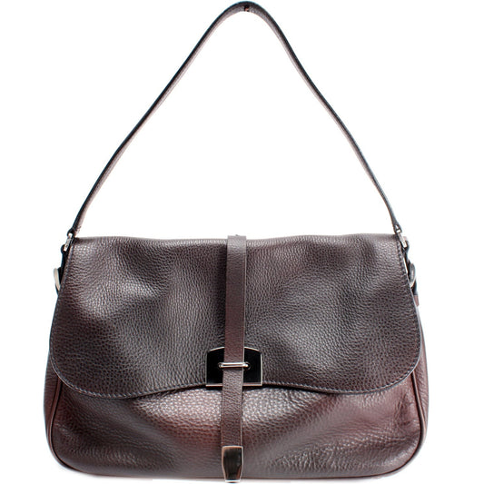 Prada BR0618 Vitello Ombre Flap Shoulder Bag