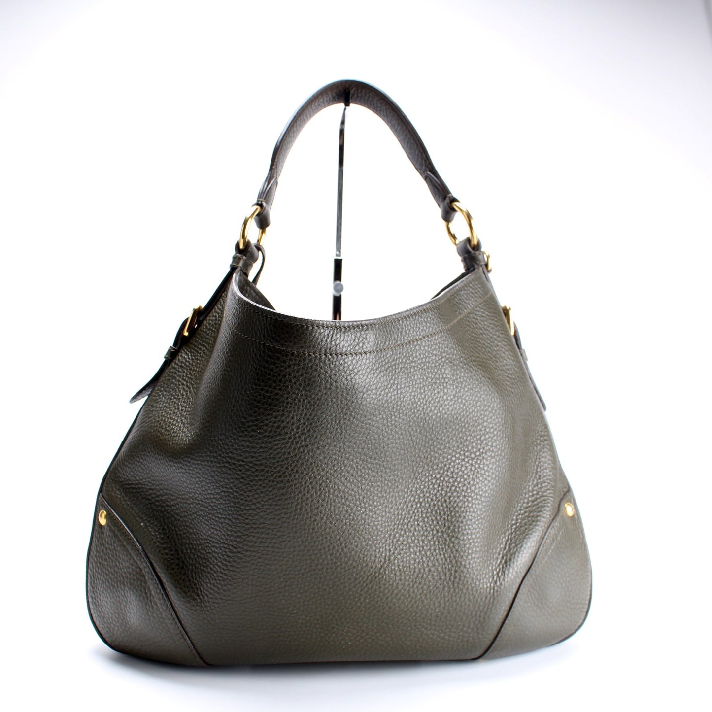 Prada Vitello Daino Snap Hobo Bag