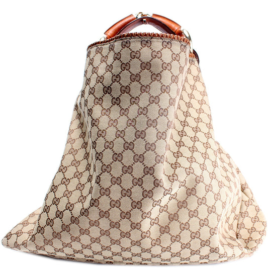 Gucci 114900 Horsebit Hobo Bag