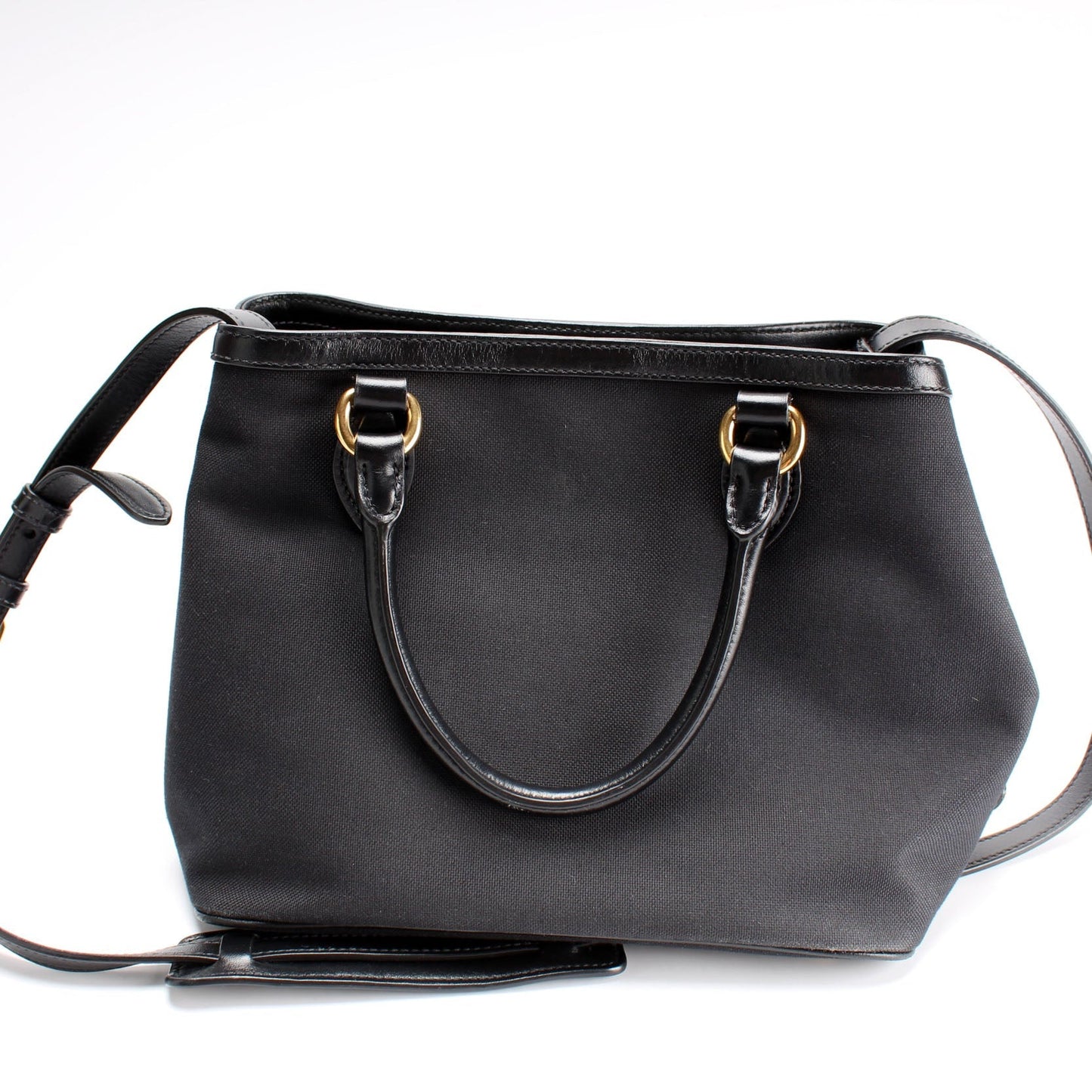 Prada 1BA172 Jacquard Logo Tote Bag