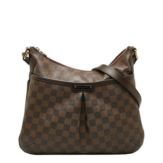 Louis Vuitton Damiere Bloomberry PM lipper Shoulder Bag N42251 Eve Brown PVC Leather Lady Louis Vuitton [Original] Slipper