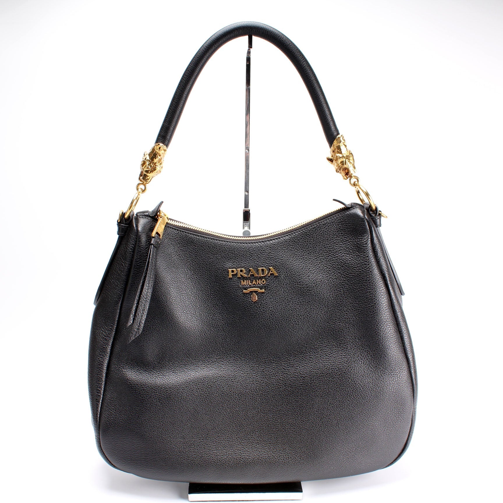 Prada Vitello Phenix Tiger Hobo Bag