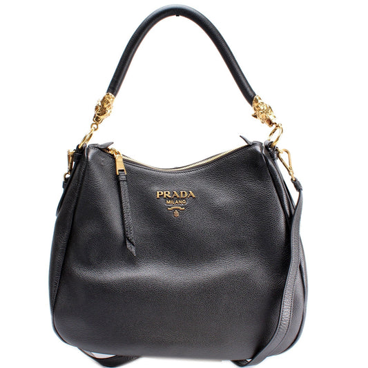 Prada Vitello Phenix Tiger Hobo Bag