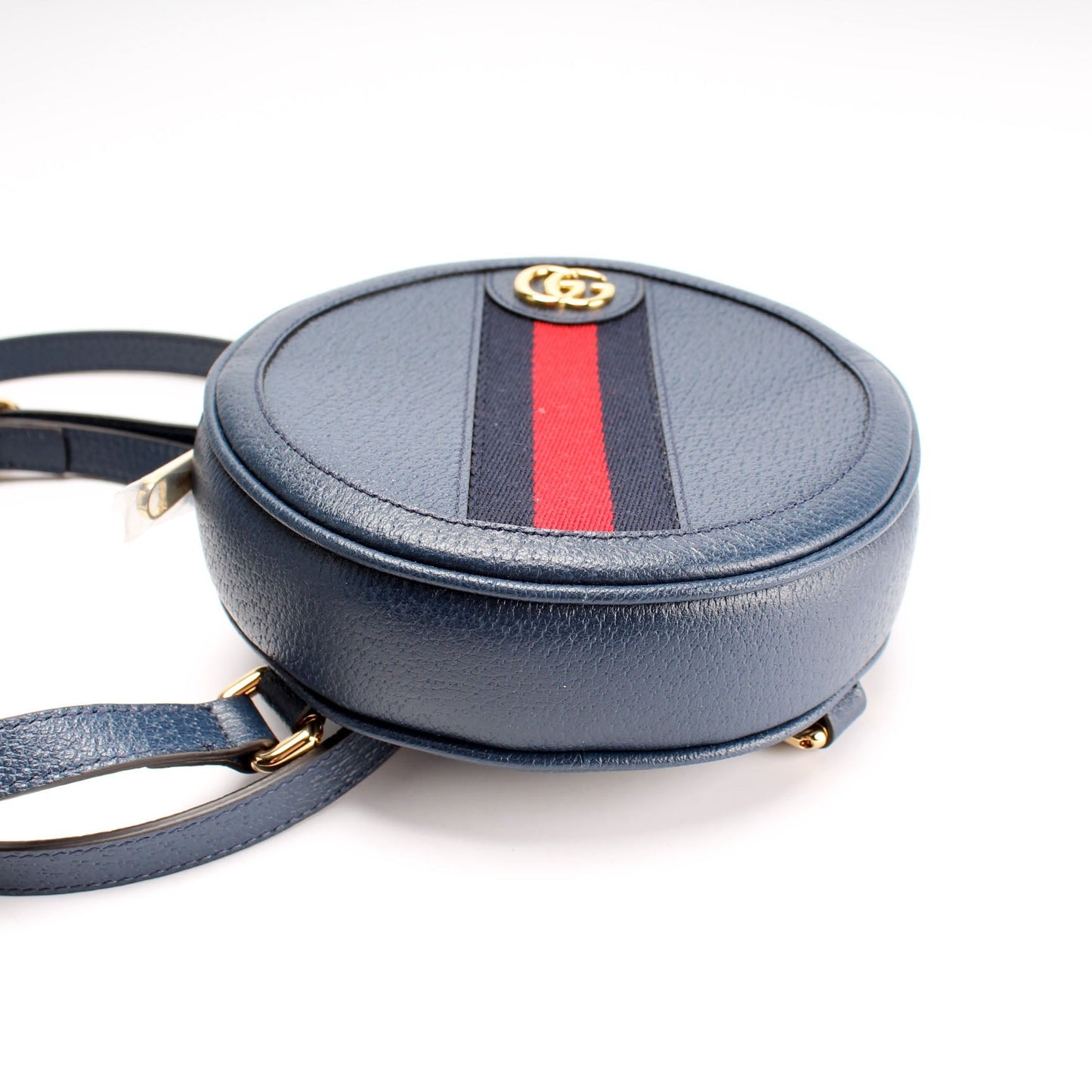 Gucci 598661 Ophidia Web Mini Round Backpack Bag