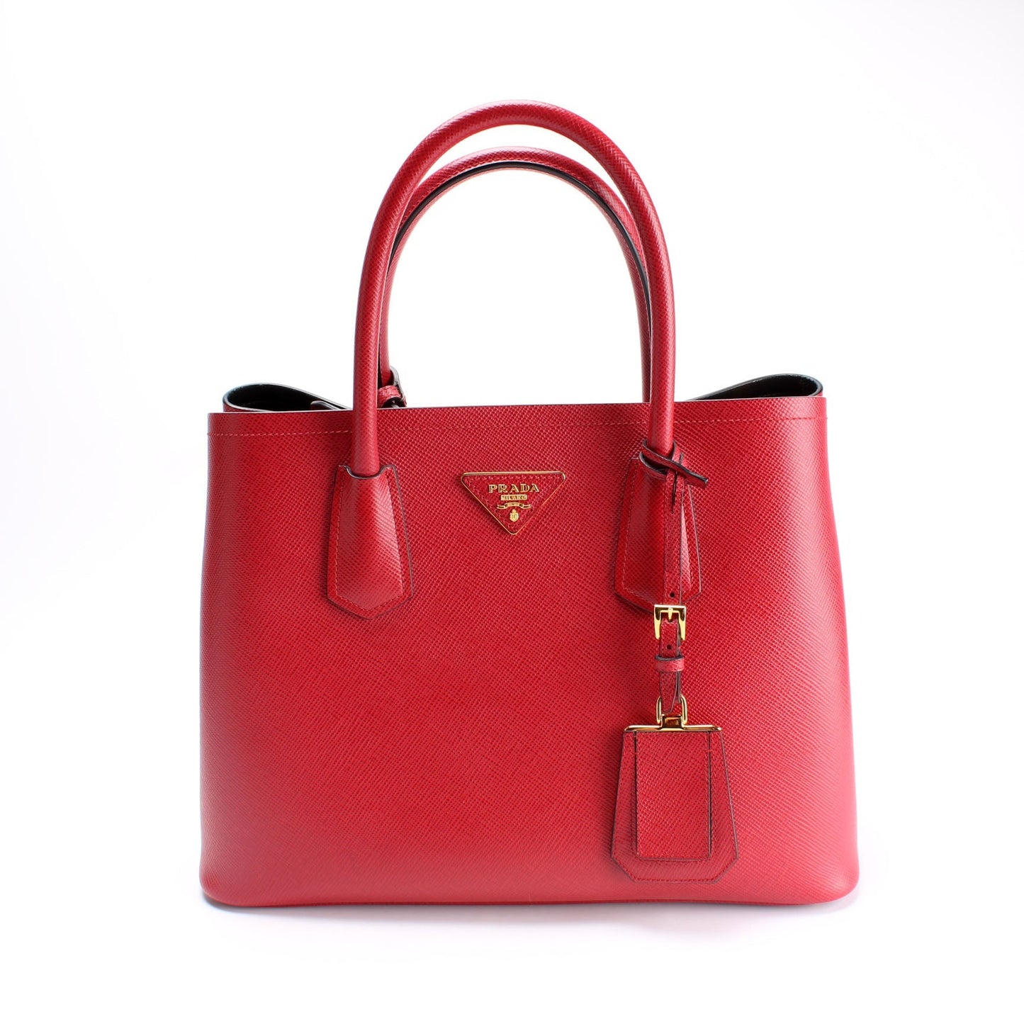 Prada Saffiano Cuir Double Medium Bag - Style 5