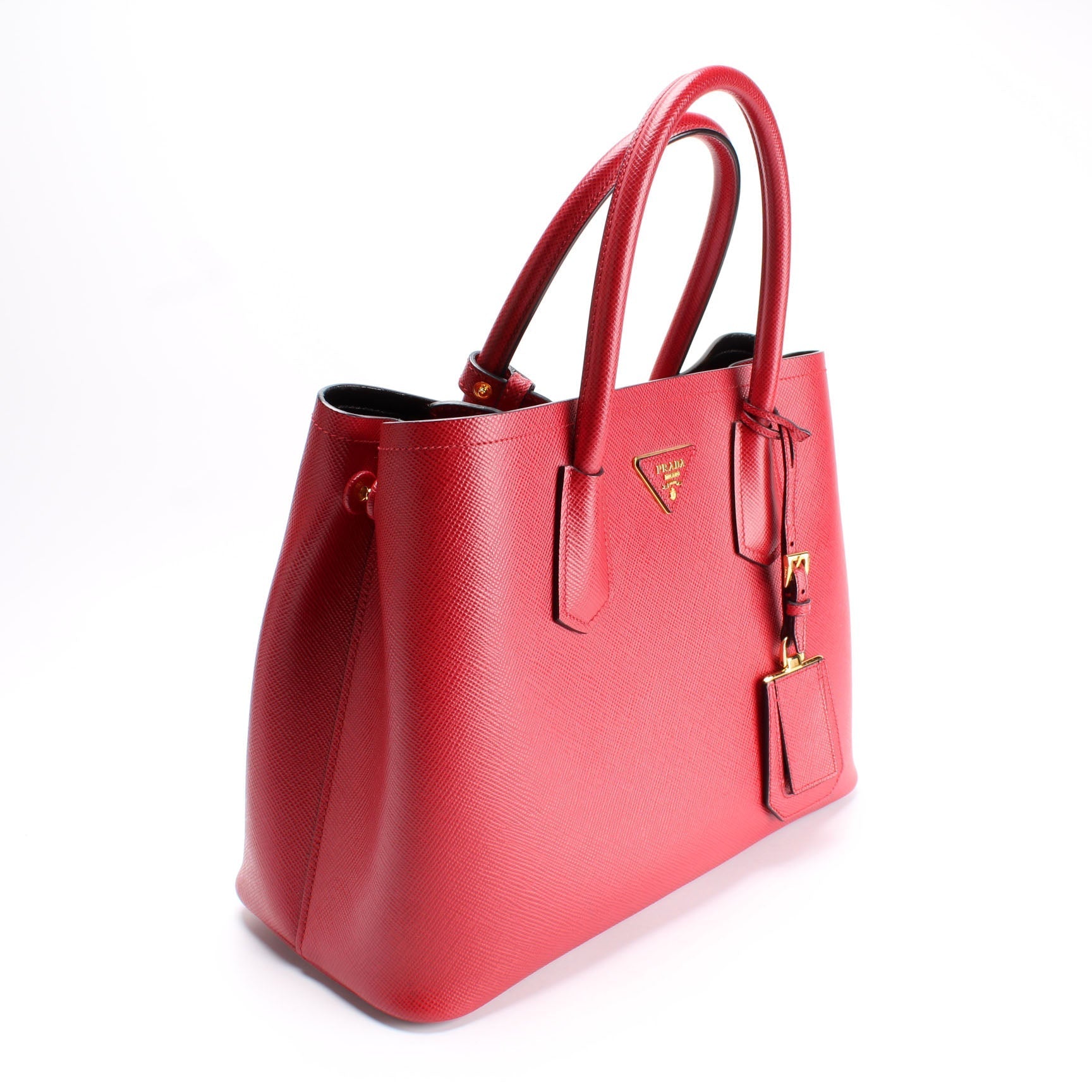 Prada Saffiano Cuir Double Medium Bag - Style 5