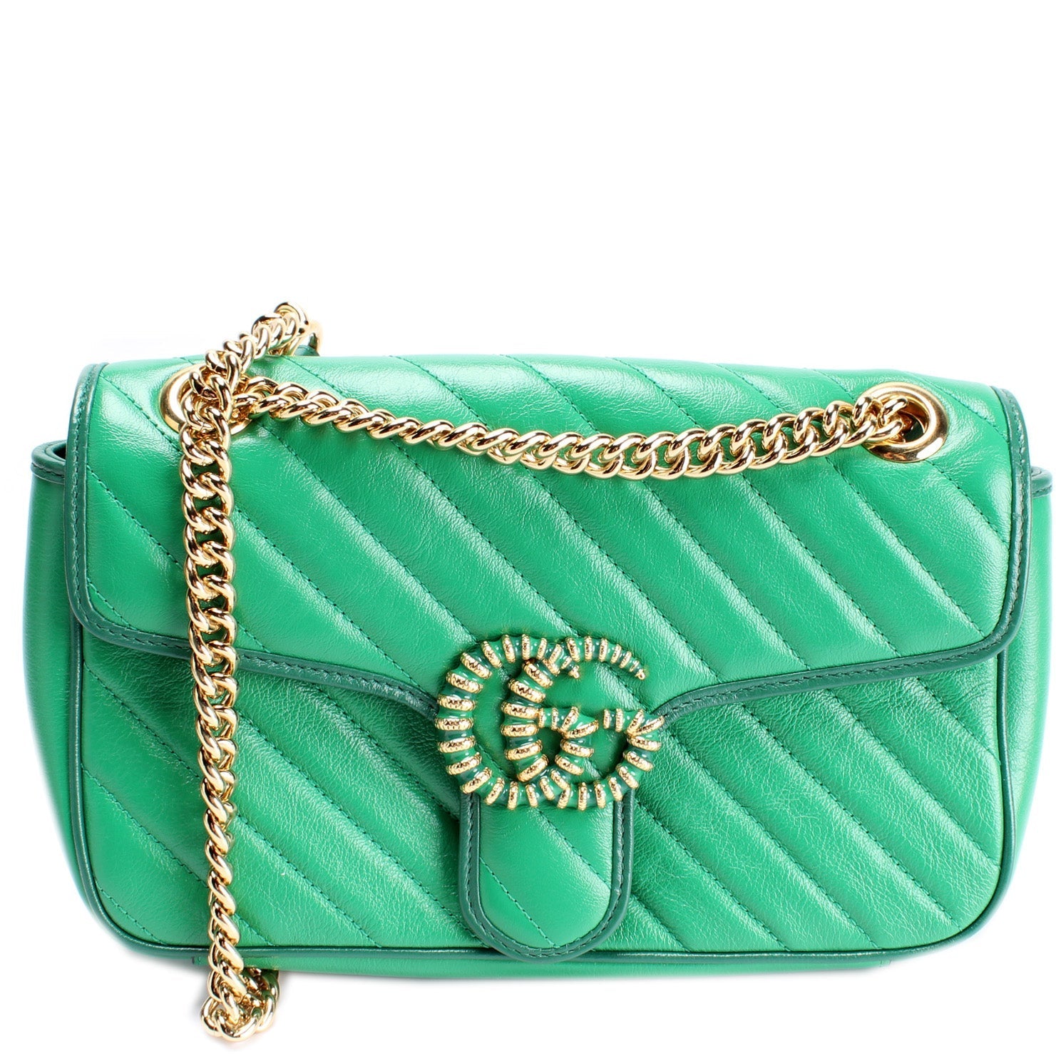 Gucci 443497 Marmont Torchon Shoulder Small Flap Bag
