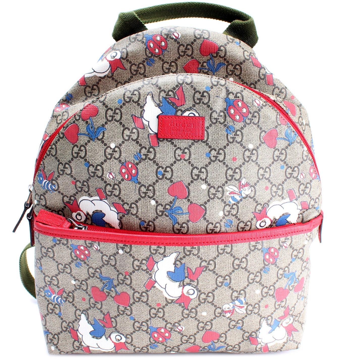 Gucci 271327 GG Supreme Ducks Kids Backpack Bag