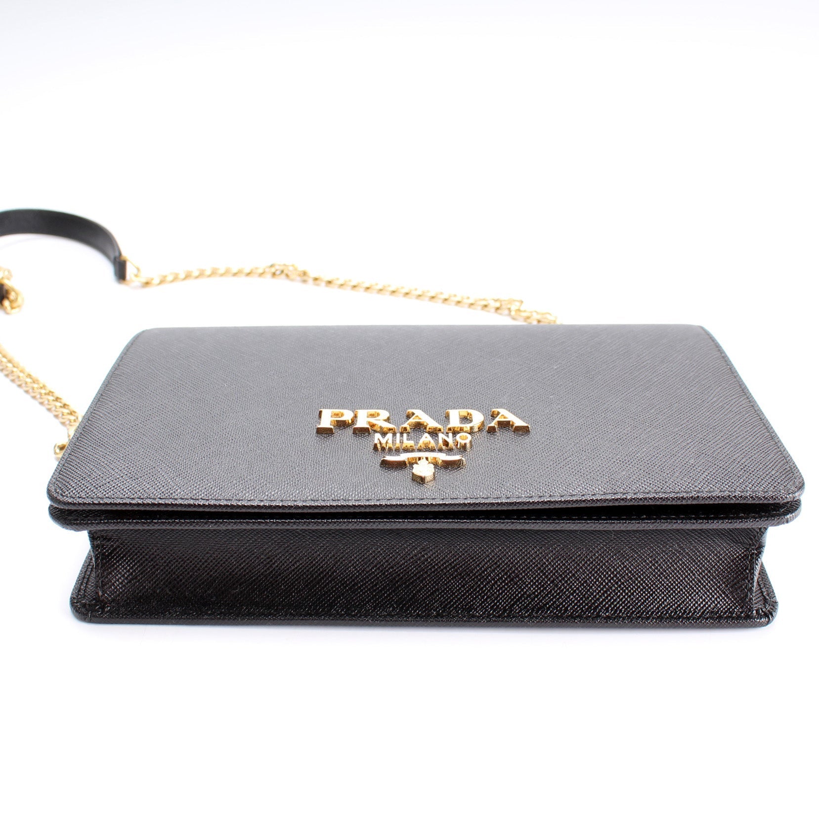 Prada 1BP018 Saffiano Lux Mini Chain Bag
