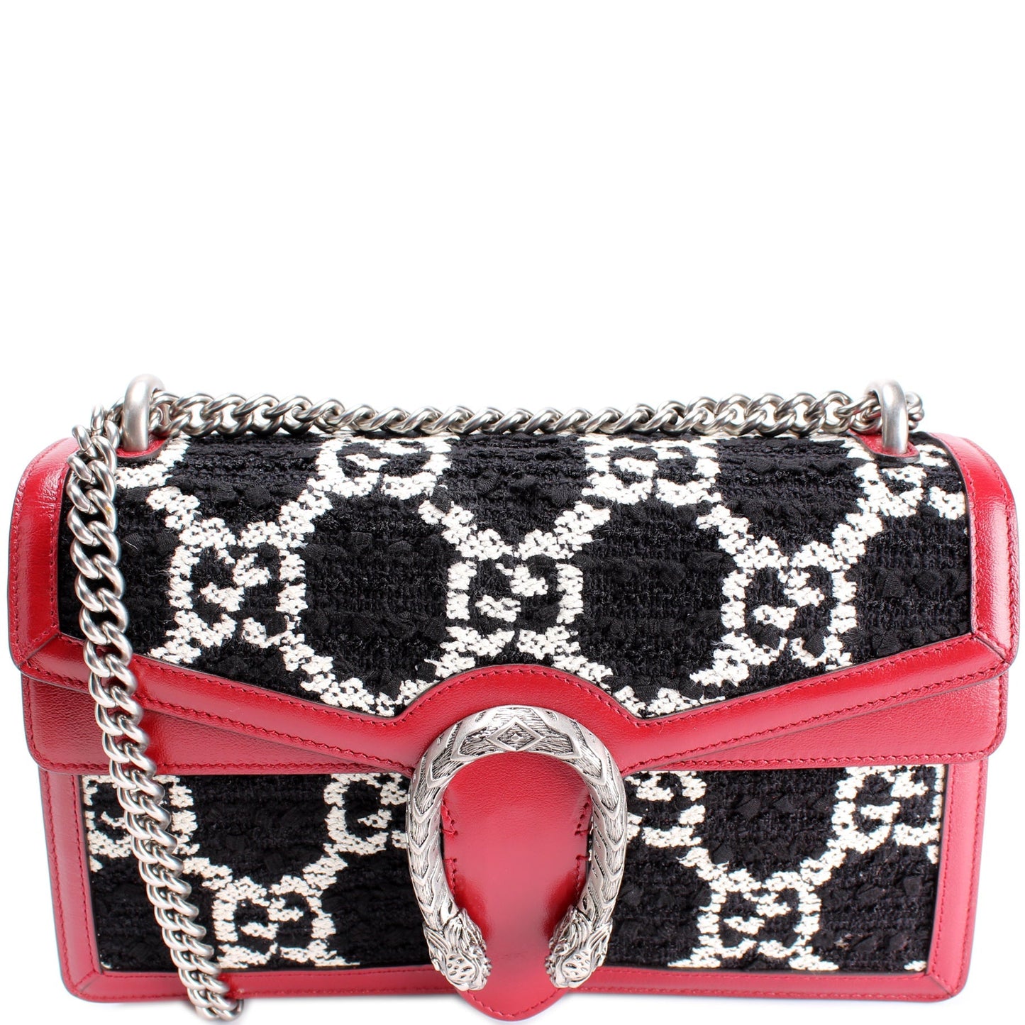 Gucci 400249 Dionysus Tweed GG Shoulder Small Bag