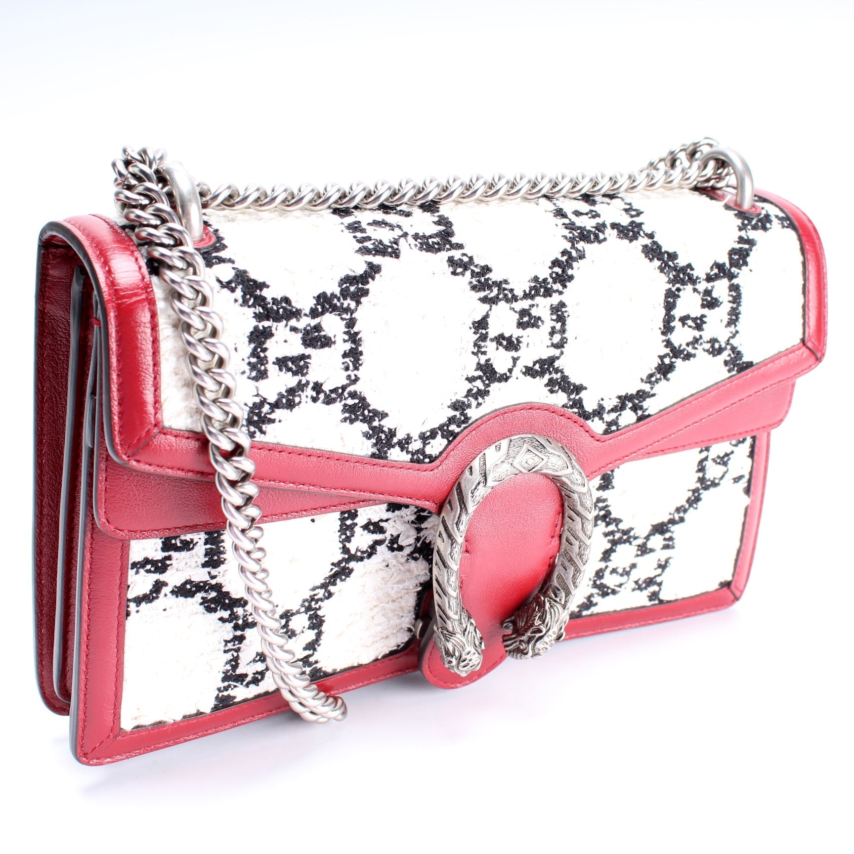 Gucci 400249 Dionysus Tweed GG Shoulder Small Bag
