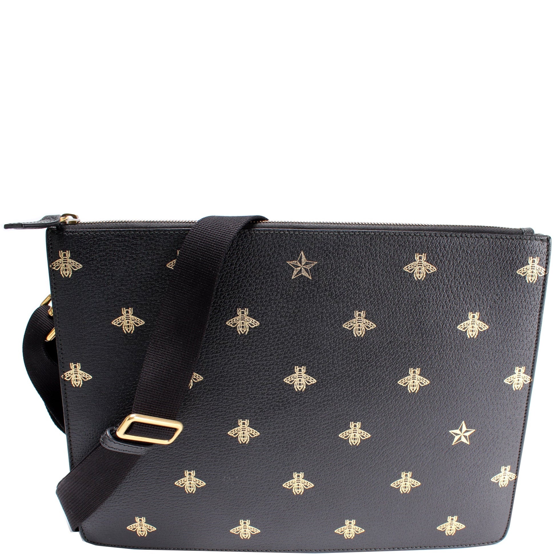 Gucci 450976 Bee Star Leather Bag