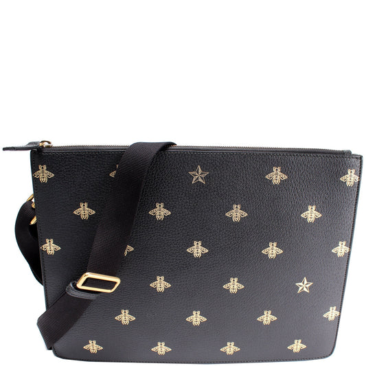 Gucci 450976 Bee Star Leather Bag