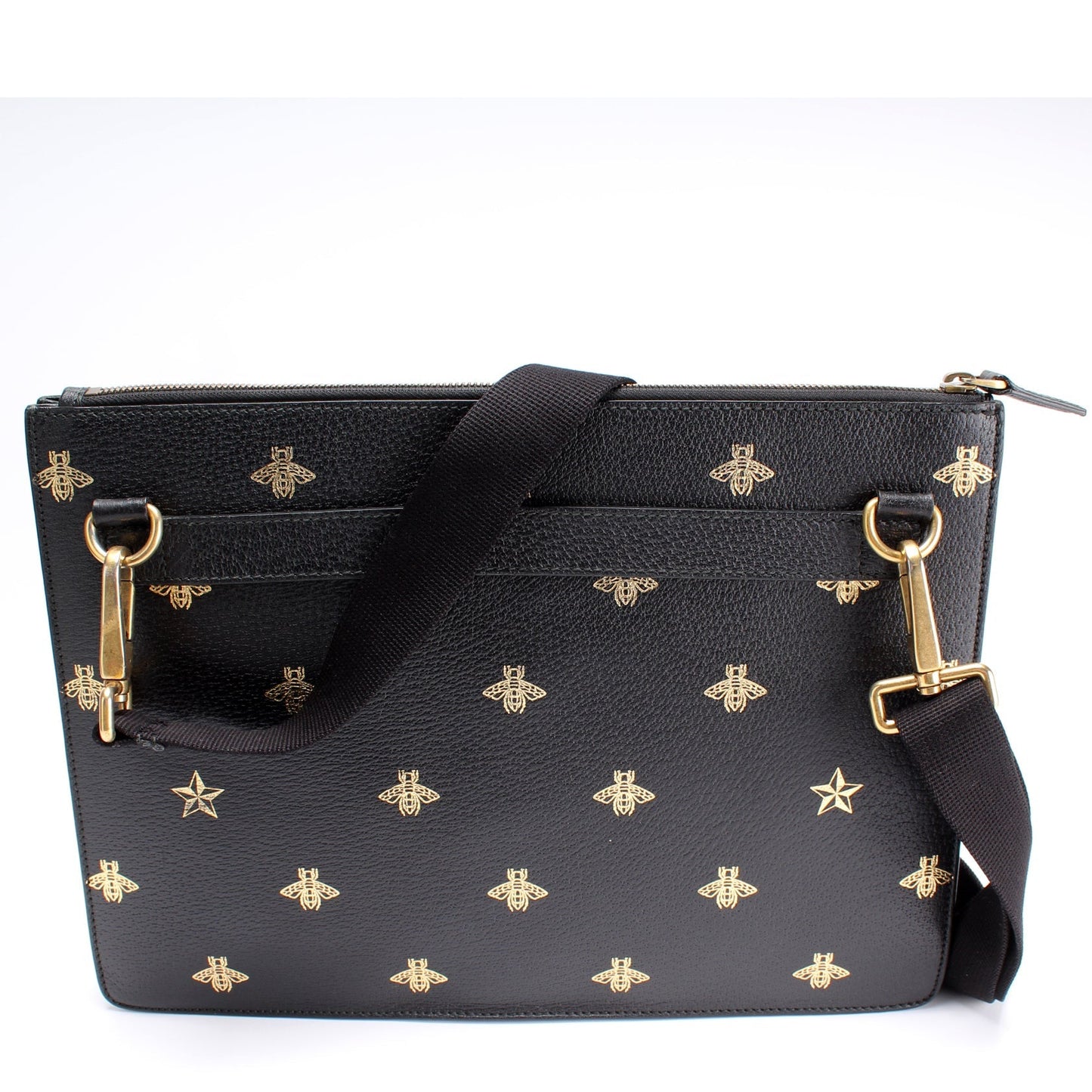 Gucci 450976 Bee Star Leather Bag