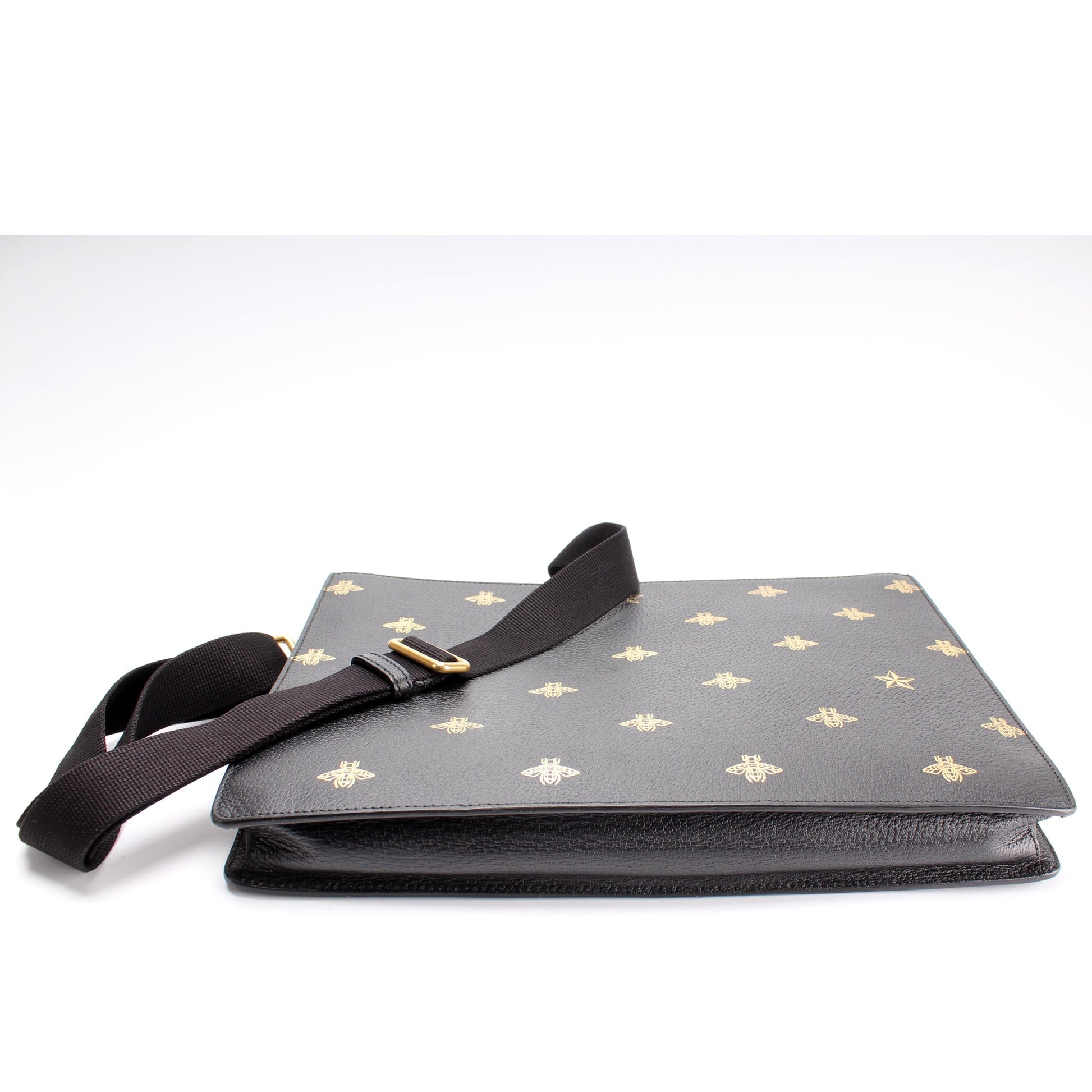 Gucci 450976 Bee Star Leather Bag