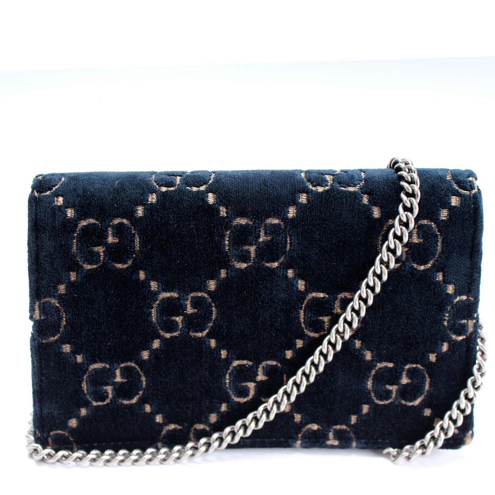 Gucci 476432 Dionysus GG Velvet Super Mini Bag