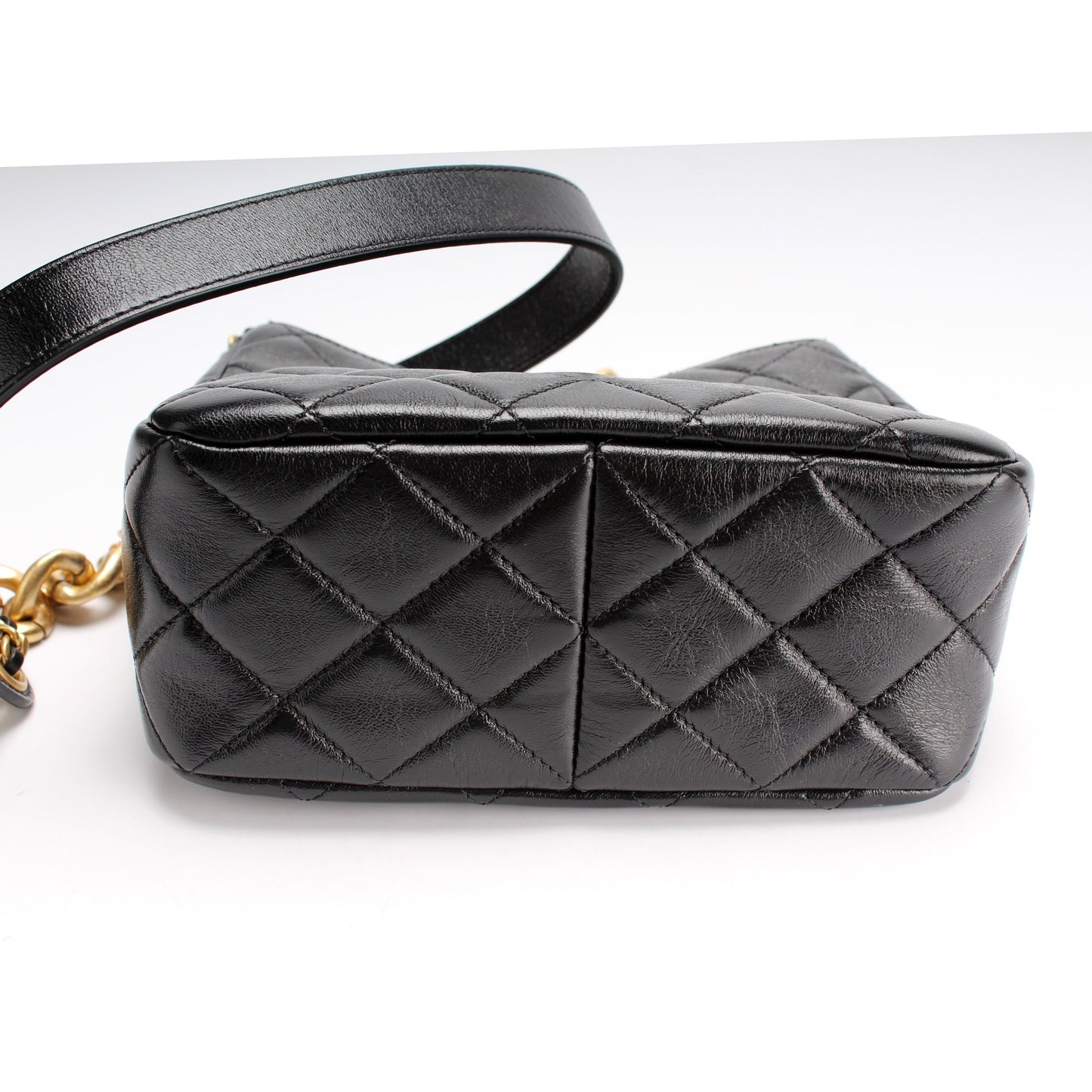 Chanel Quilted Lambskin Small Hobo 32M Bag
