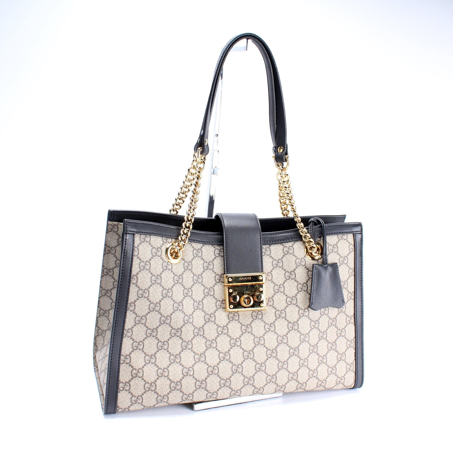 Gucci 479197 Padlock GG Supreme Shoulder Medium Bag