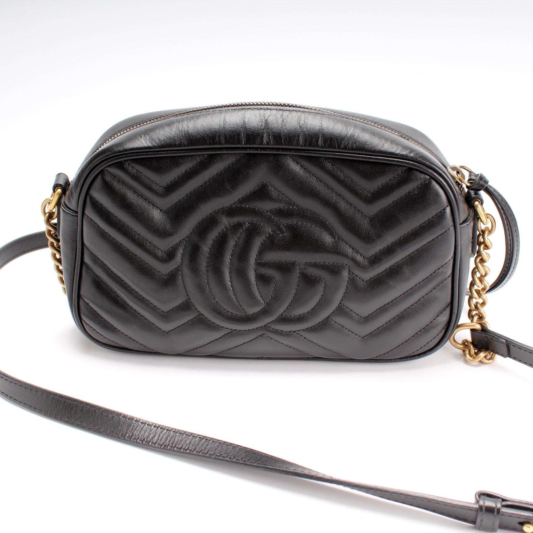 Gucci 447632 Marmont Small Leather Camera Bag