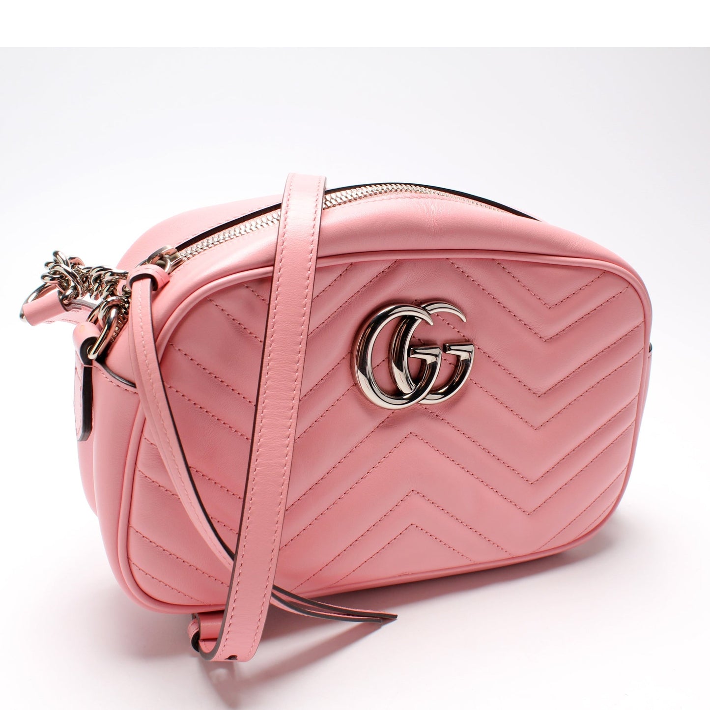 Gucci 447632 Marmont Small Leather Camera Bag