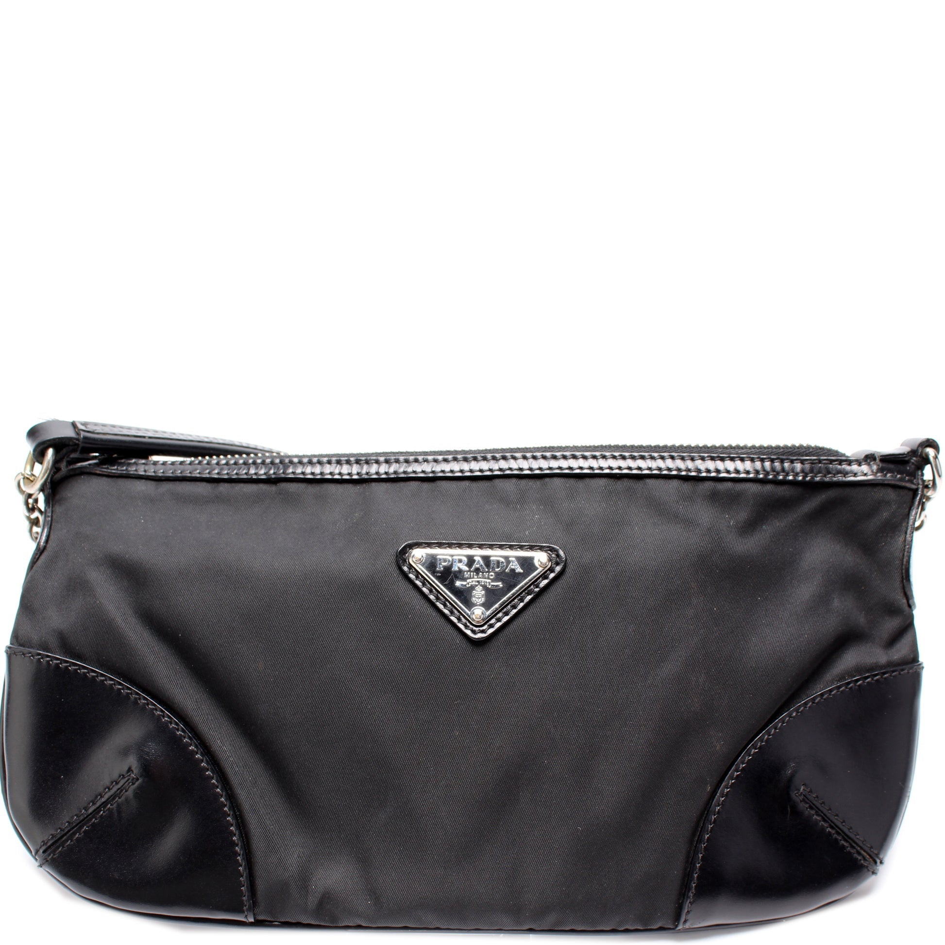 Prada Nylon Shoulder Pochette Bag