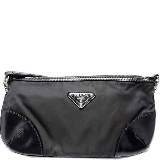 Prada Nylon Shoulder Pochette Bag