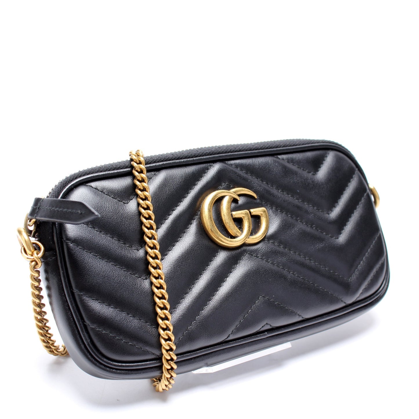 Gucci 598596 GG Marmont Min Chain Crossbody Bag