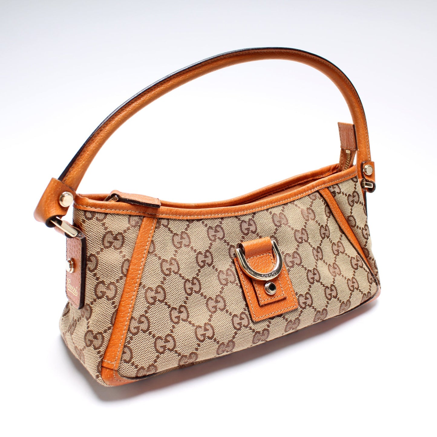 Gucci 130939 GG Canvas Abbey Pochette Bag