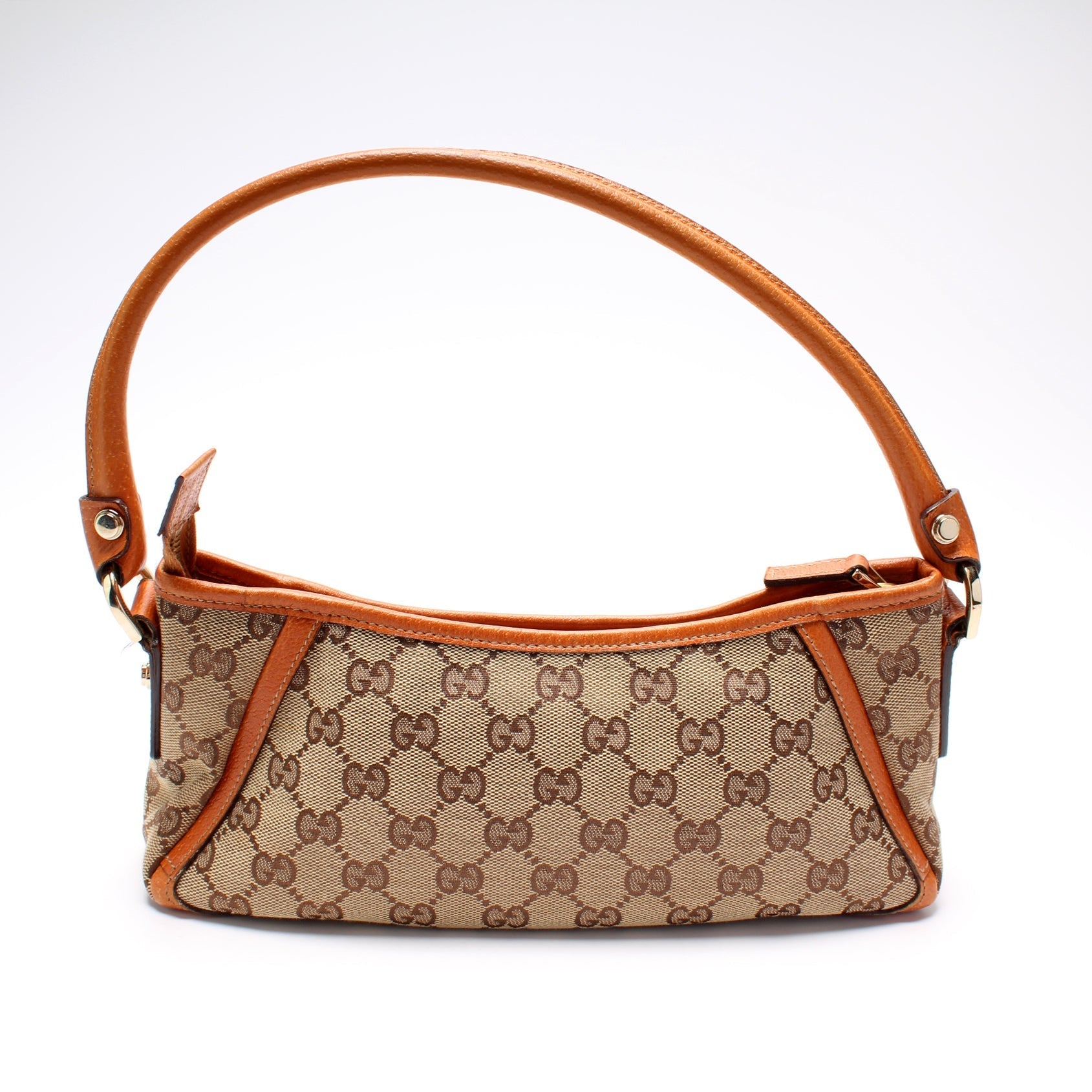 Gucci 130939 GG Canvas Abbey Pochette Bag