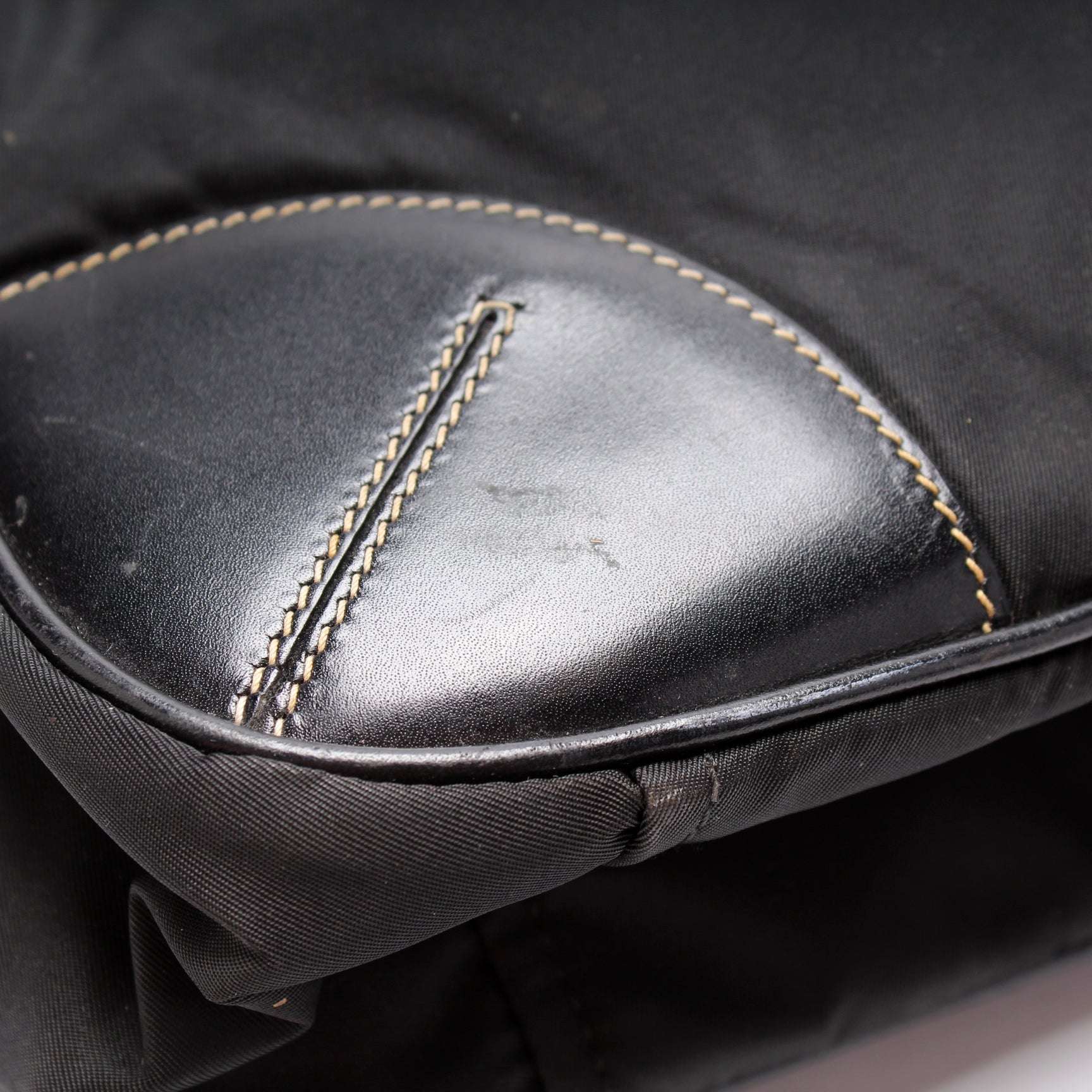 Prada Nylon Belt Strap Shoulder Bag
