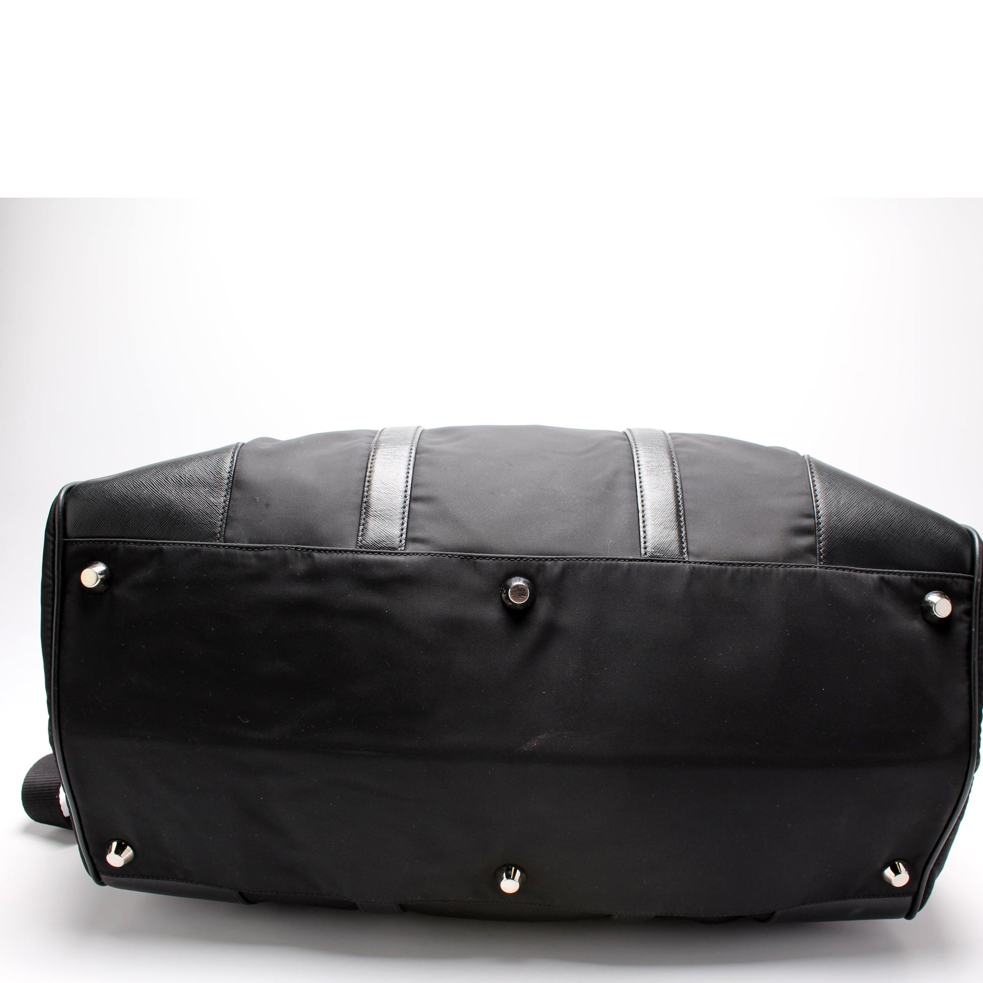 Prada Tessutos/Saffiano Weekender Bag