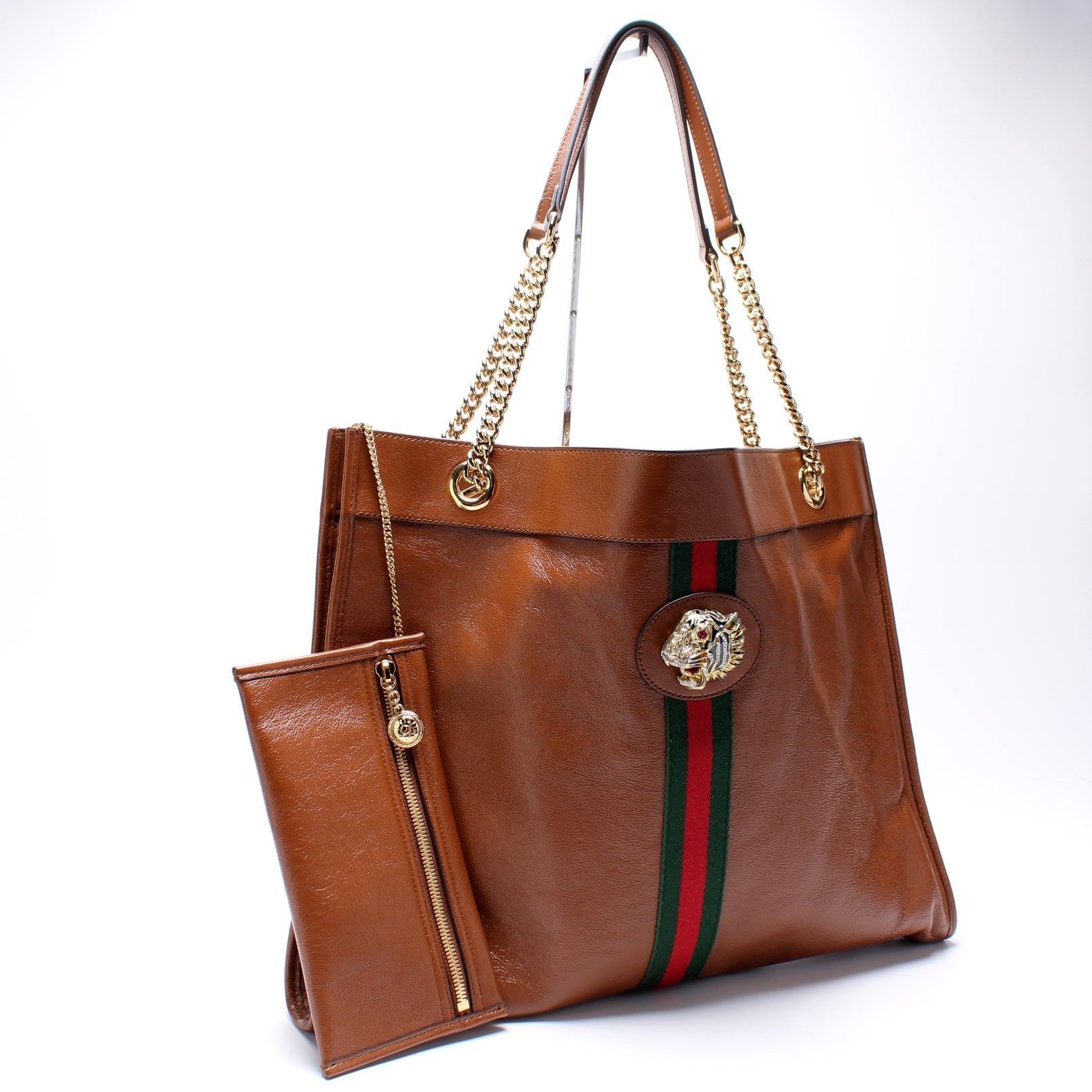 Gucci 537219 Rajah Tote Leather Bag