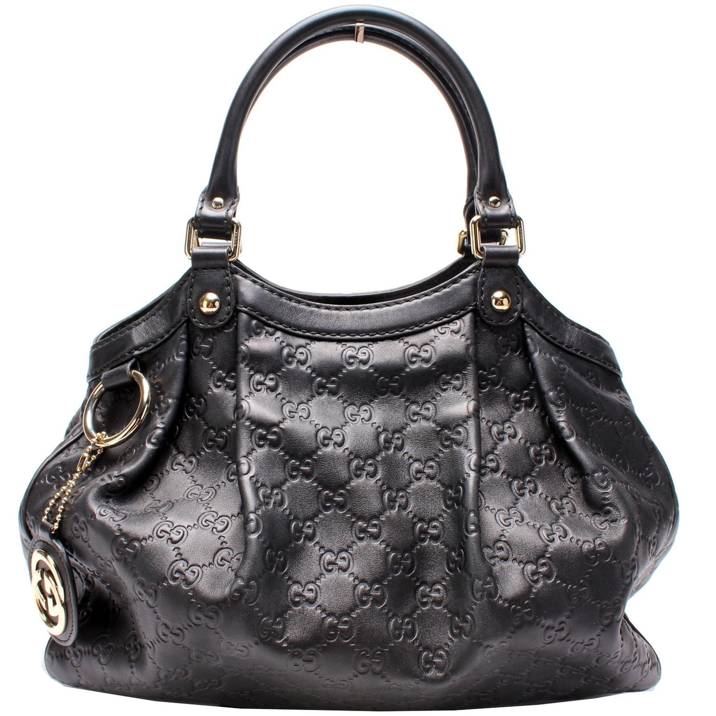 Gucci 211944 Sukey GG Leather Medium Bag