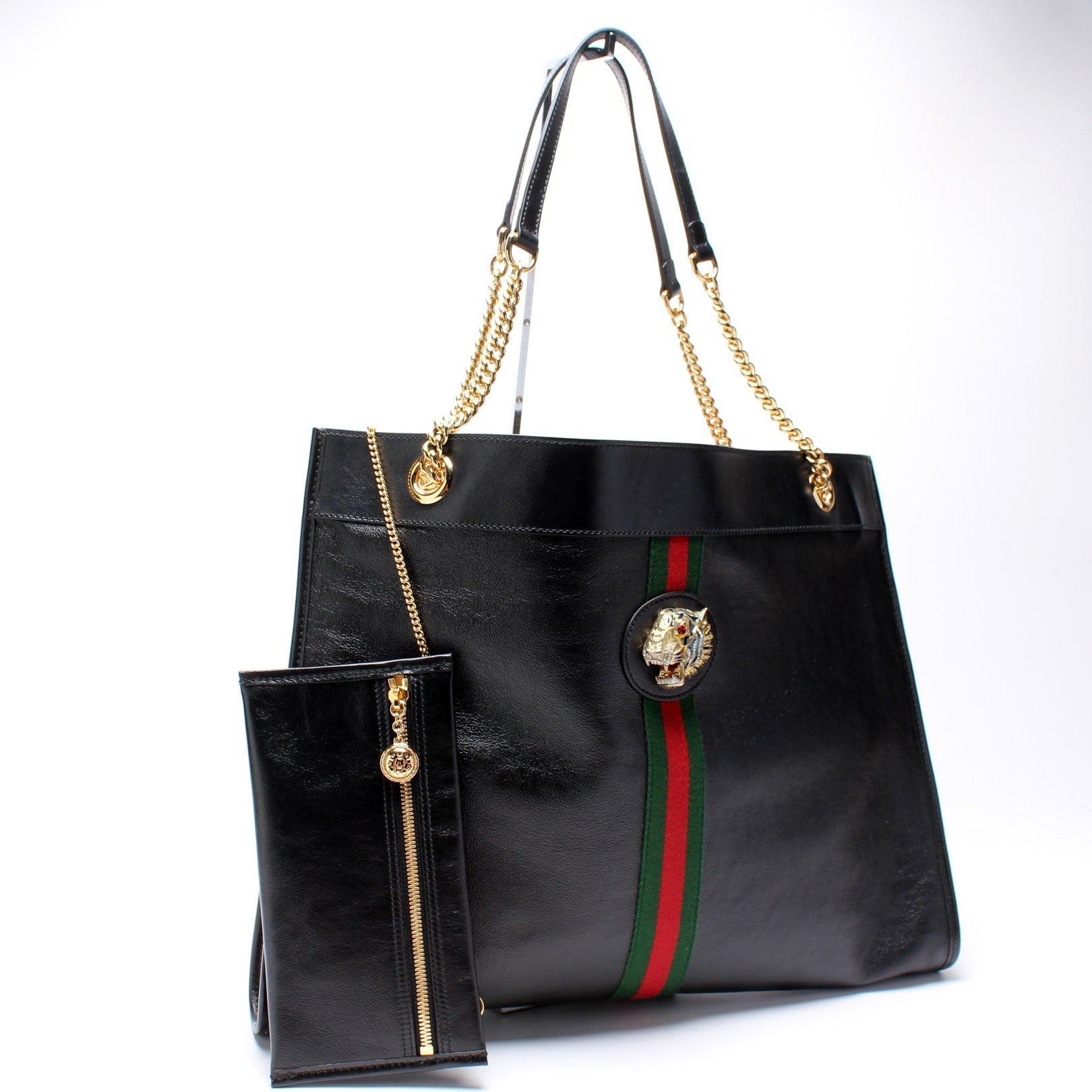 Gucci 537219 Rajah Tote Leather Bag