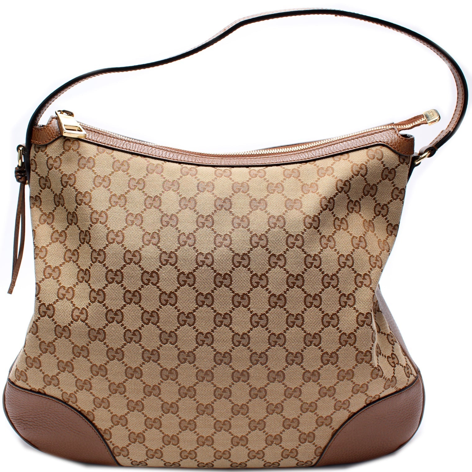 Gucci 449244 GG Canvas Bree Hobo Bag