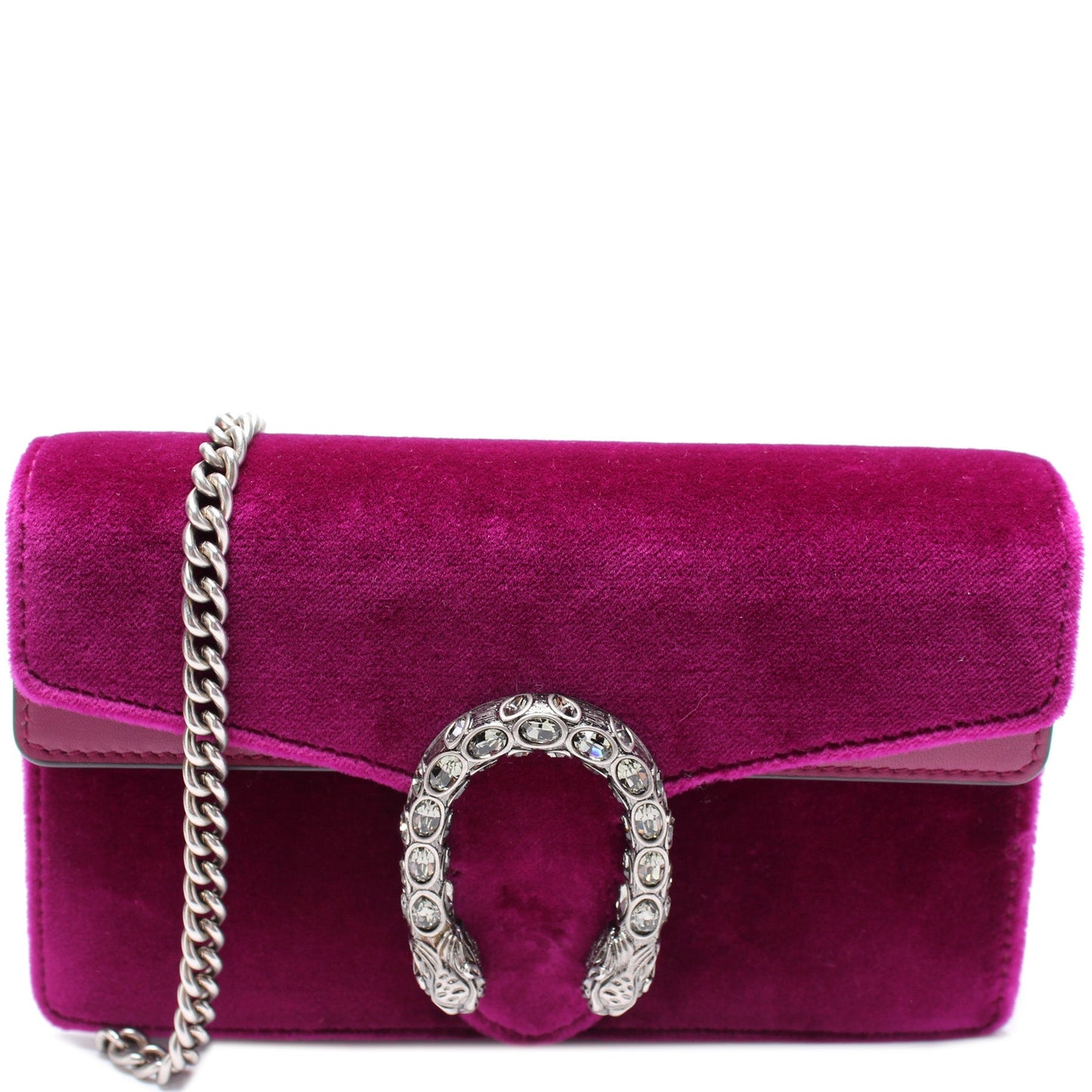 Gucci 476432 Dionysus GG Velvet Super Mini Bag