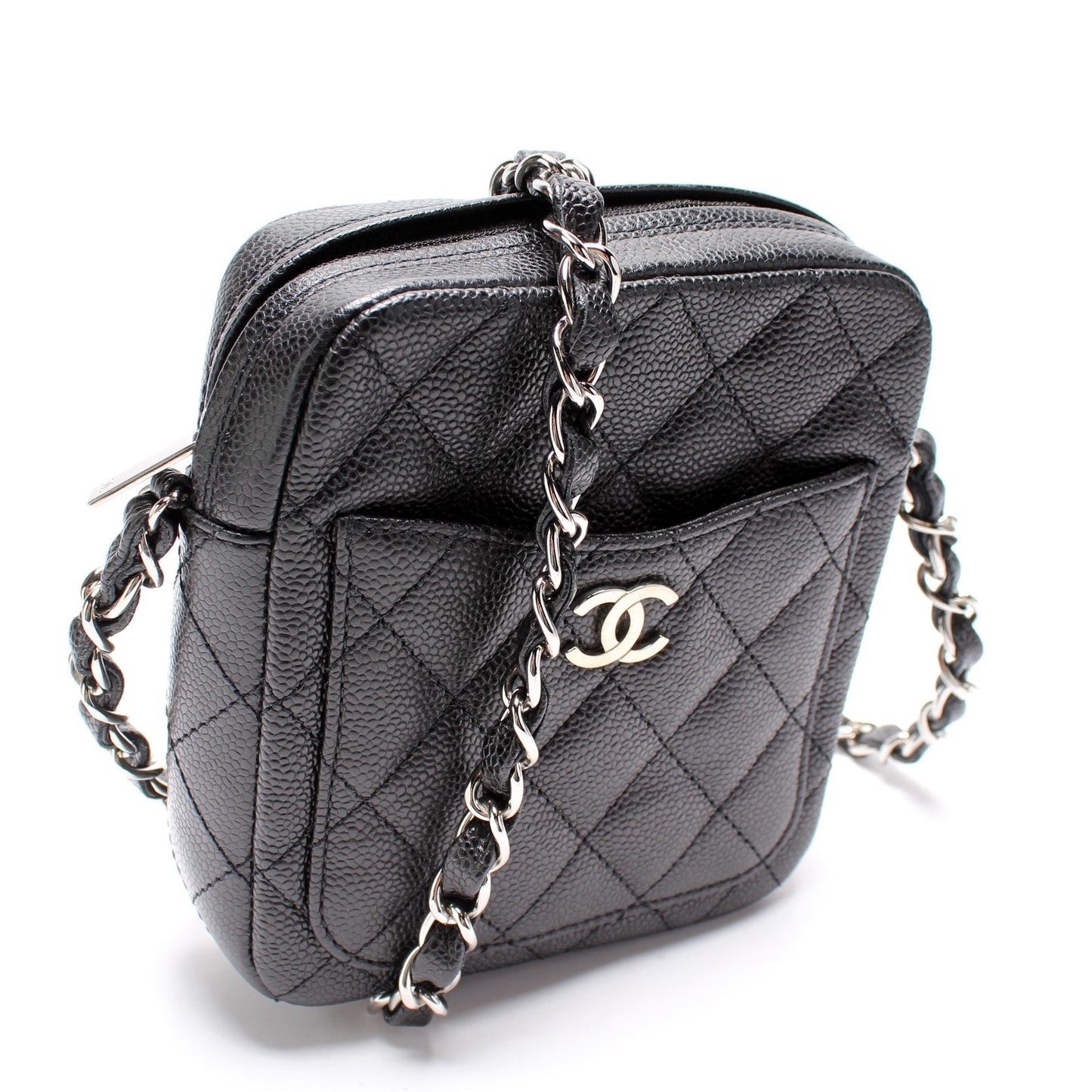 Chanel Mini Rectangle Crossbody Caviar Bag
