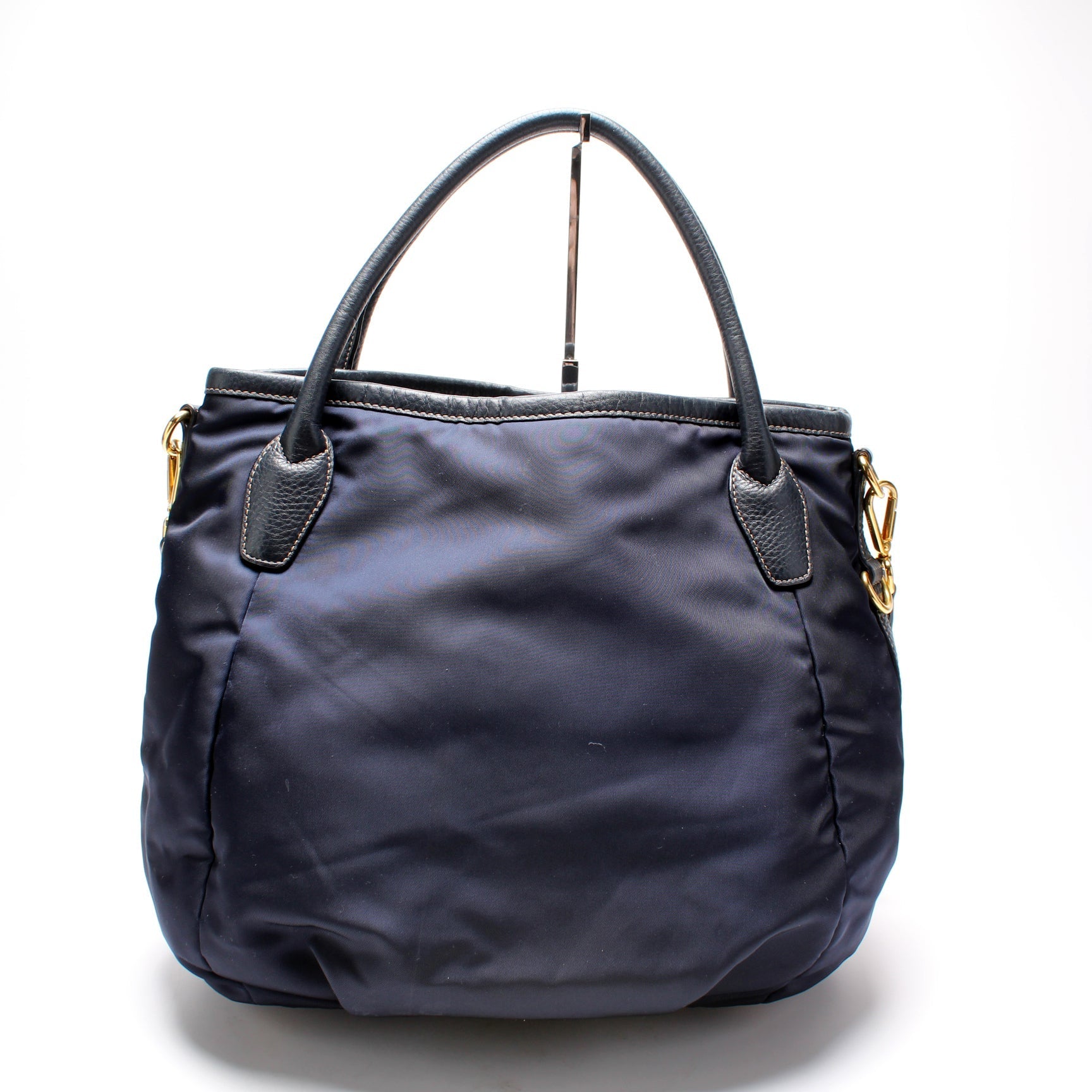 Prada Tessuto Nylon Sacca 2 Manici Convertible Tote Bag