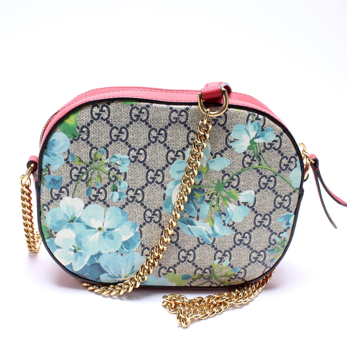 Gucci 546313 GG Supreme Blooms Mini Chain Bag