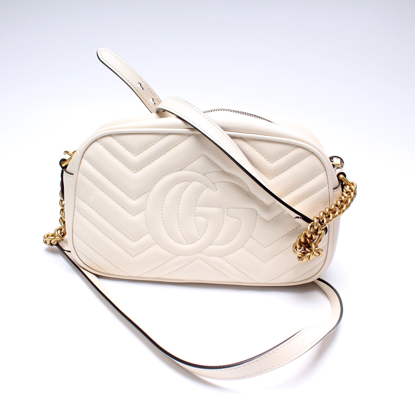 Gucci 447632 Marmont Small Leather Camera Bag