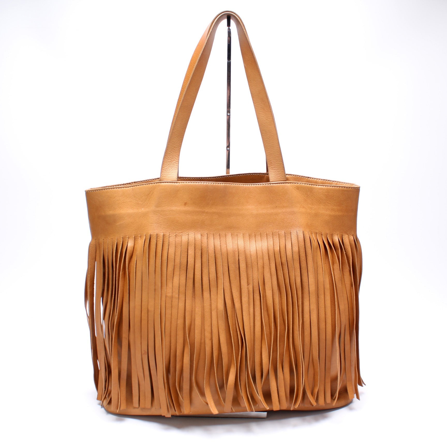 Prada Fringe Leather Tote Bag
