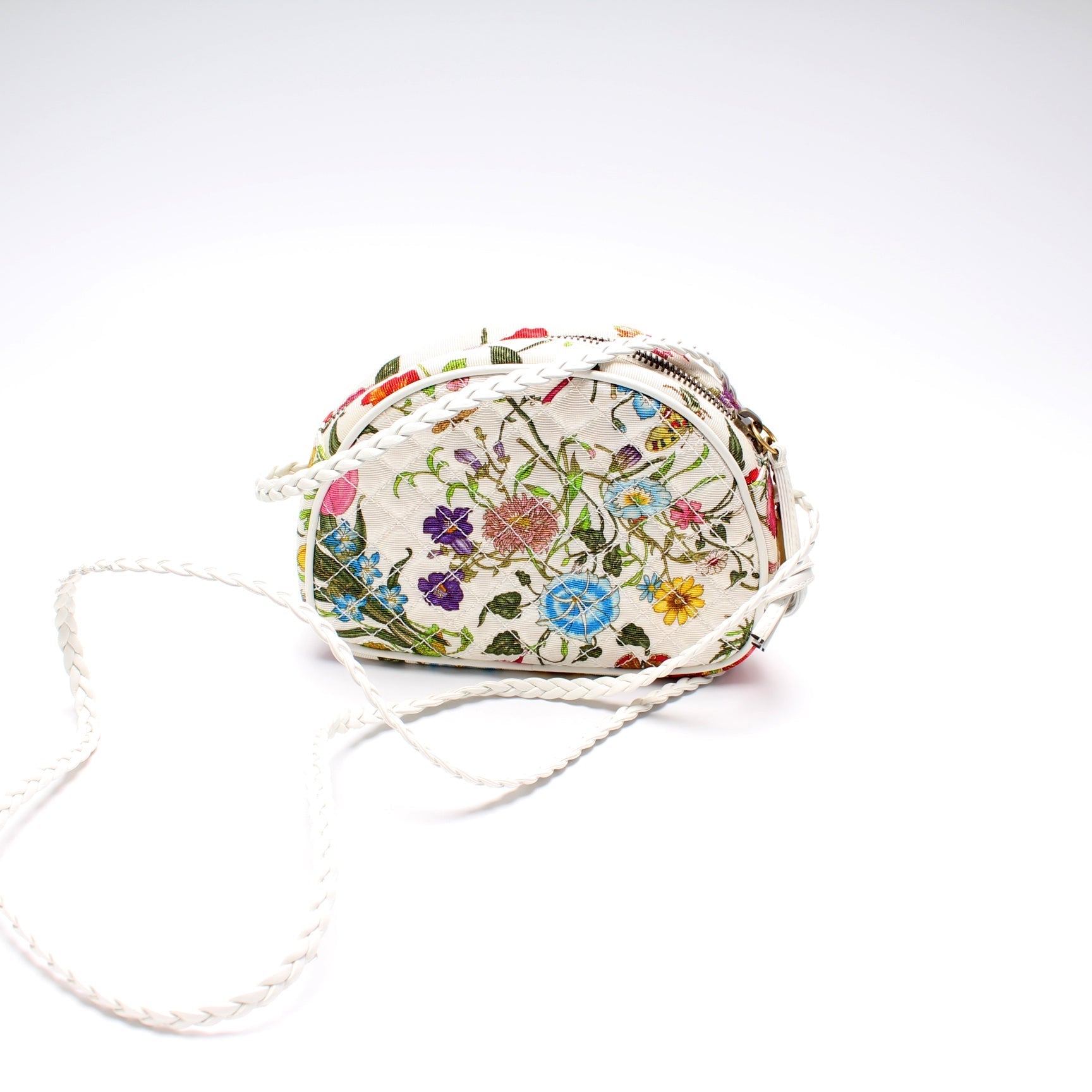 Gucci 534951 Mini Trapuntata Flora Bag