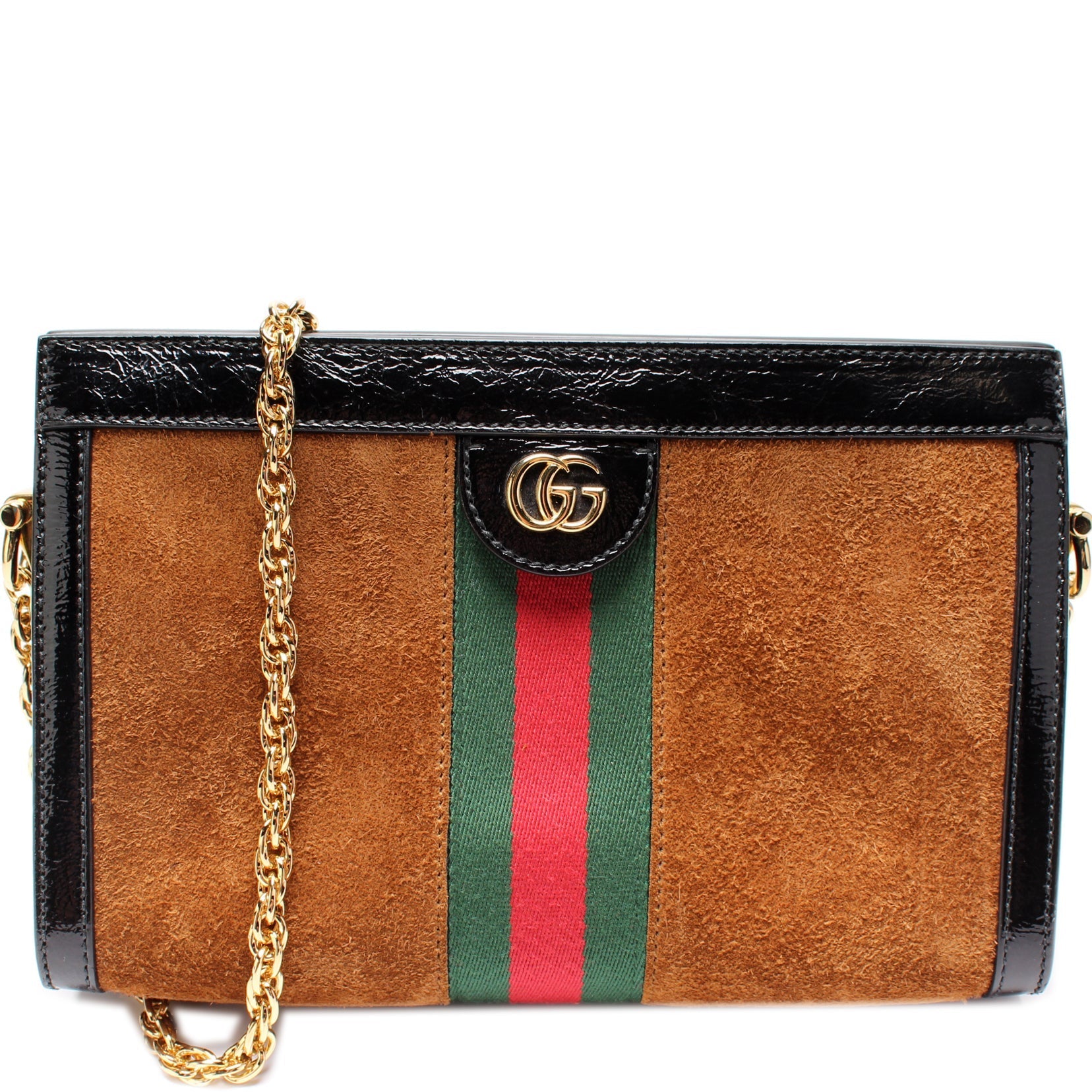 Gucci 503877 Ophidia Suede Shoulder Small Bag